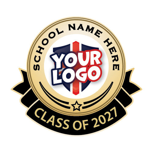 Personalised Class of 2027 Logo Badge (view 2)