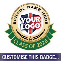 Personalised Class of 2026 Logo Badge by School Badges UK