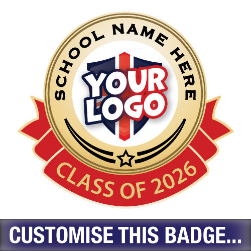 Personalised Class of 2026 Logo Badge by School Badges UK