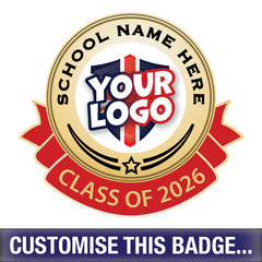 Personalised Class of 2026 Logo Badge by School Badges UK