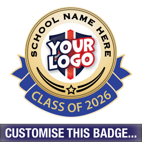 Personalised Class of 2026 Logo Badge by School Badges UK