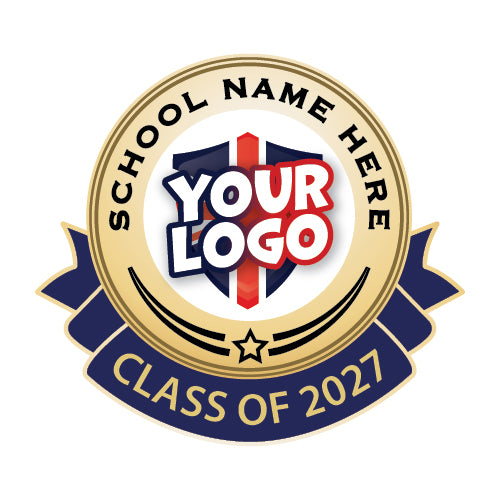 Personalised Class of 2027 Logo Badge (view 5)