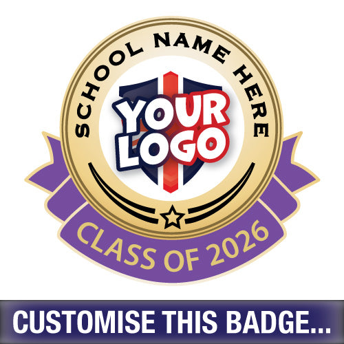 Personalised Class of 2026 Logo Badge by School Badges UK