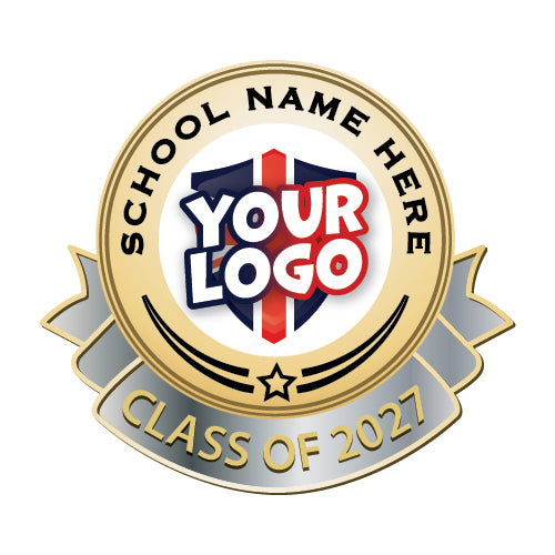 Personalised Class of 2027 Logo Badge (view 7)