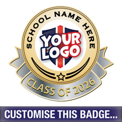 Personalised Class of 2026 Logo Badge by School Badges UK