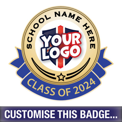 Personalised Class of 2024 Logo Badge by School Badges UK