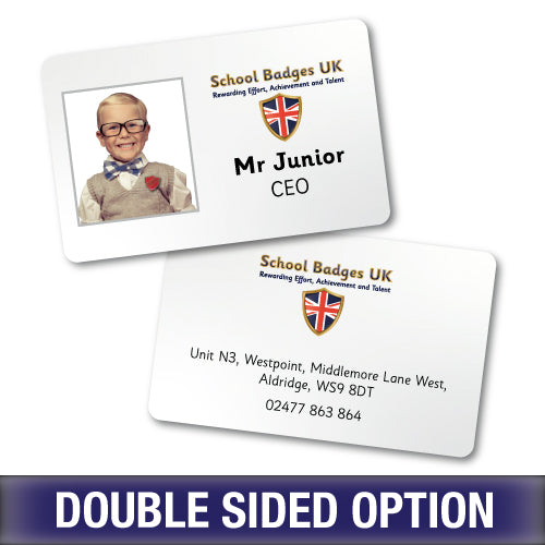 Photo ID Card (Horizontal) - Layout 1 - School Badges UK