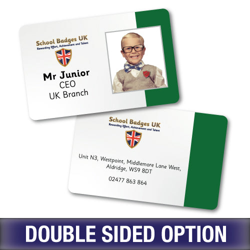 Photo ID Card (Horizontal) - Layout 5 (view 2)
