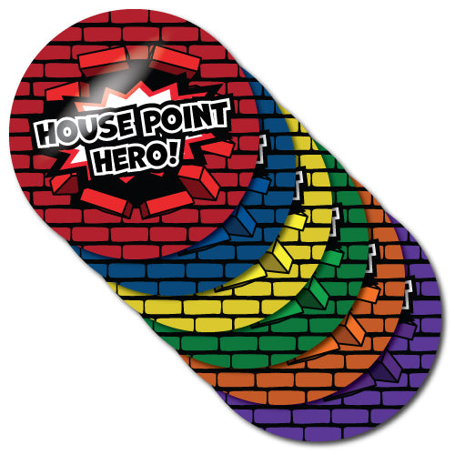 House Point Hero Stickers by School Badges UK