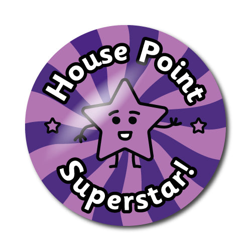 House Point Superstar Stickers by School Badges UK