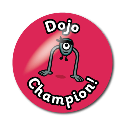 Dojo Champion Stickers by School Badges UK