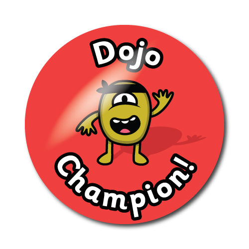 Dojo Champion Stickers by School Badges UK