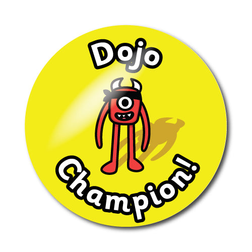 Dojo Champion Stickers by School Badges UK