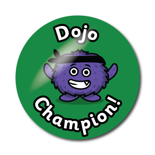 Dojo Champion Stickers by School Badges UK