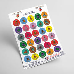 Dojo Champion Stickers by School Badges UK