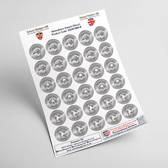 Attendance Award Stickers by School Badges UK