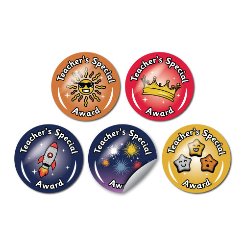 Teacher's Special Award Stickers by School Badges UK