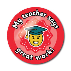 My Teacher Says Stickers by School Badges UK