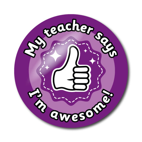 My Teacher Says Stickers by School Badges UK