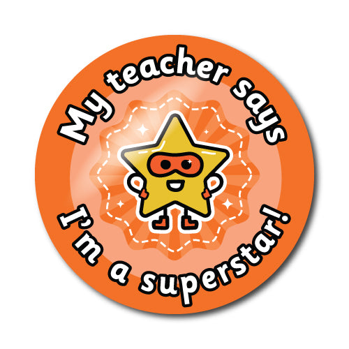 My Teacher Says Stickers by School Badges UK