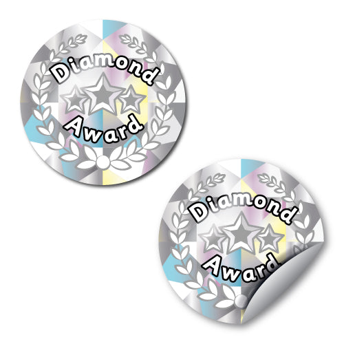 Diamond Award Star Stickers by School Badges UK