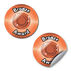 Bronze Award Treasure Themed Stickers by School Badges UK