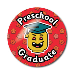 Preschool Graduate Stickers by School Badges UK