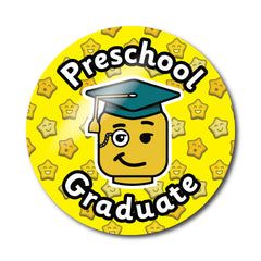 Preschool Graduate Stickers by School Badges UK