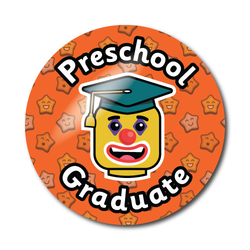 Preschool Graduate Stickers by School Badges UK