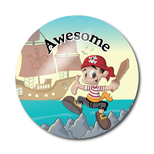 Well Done Pirate Stickers by School Badges UK