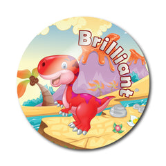 Well Done Dinosaur Stickers by School Badges UK