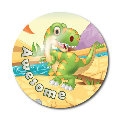 Well Done Dinosaur Stickers by School Badges UK