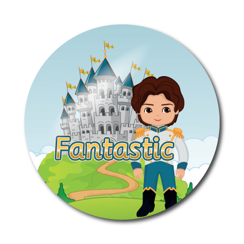 Well Done Prince and Princess Stickers by School Badges UK