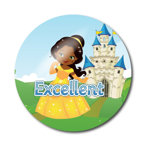 Well Done Prince and Princess Stickers by School Badges UK