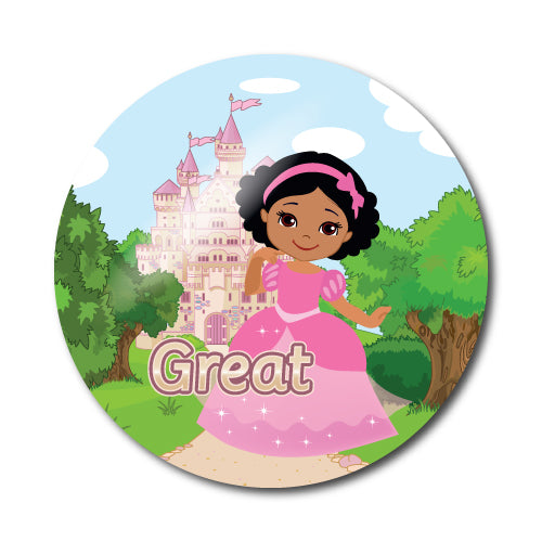 Well Done Prince and Princess Stickers by School Badges UK