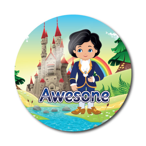 Well Done Prince and Princess Stickers by School Badges UK