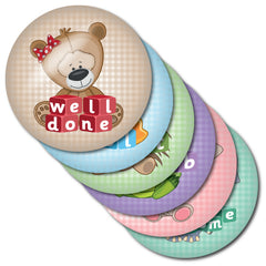 Well Done Animal Stickers by School Badges UK