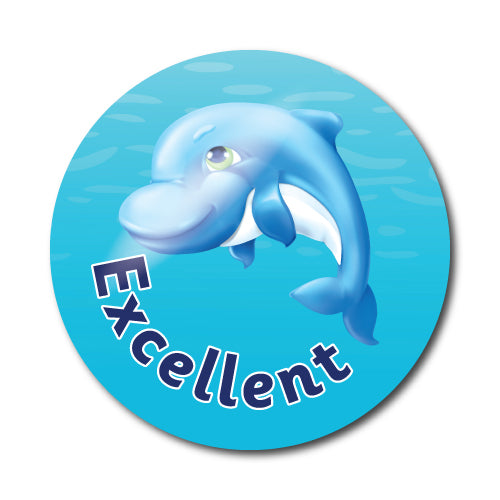 Well Done Sea Creature Stickers by School Badges UK