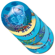 Well Done Sea Creature Stickers by School Badges UK