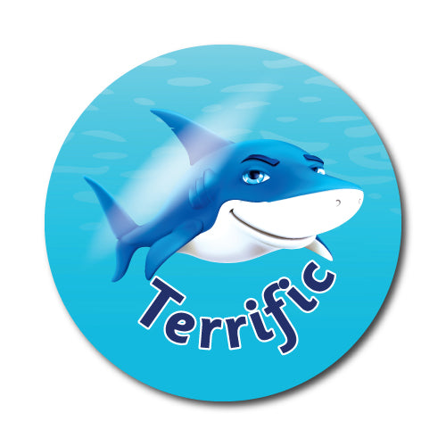 Well Done Sea Creature Stickers by School Badges UK