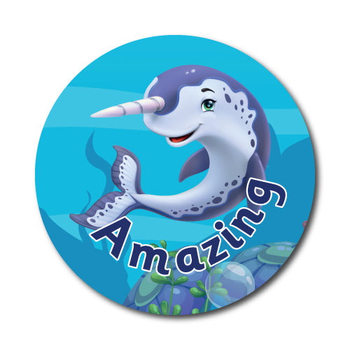 Well Done Sea Creature Stickers by School Badges UK