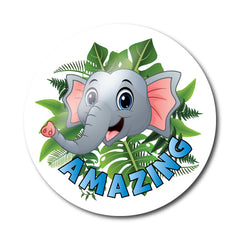 Well Done Safari Animal Stickers by School Badges UK