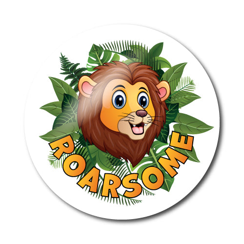 Well Done Safari Animal Stickers by School Badges UK