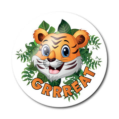 Well Done Safari Animal Stickers by School Badges UK