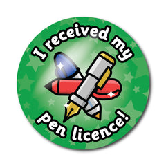 Pen Licence Stickers by School Badges UK