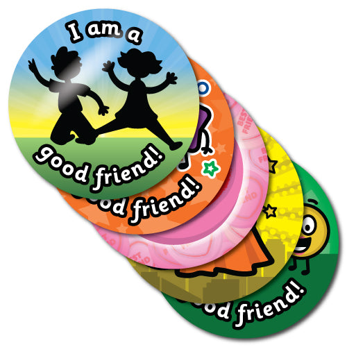 Good Friend Stickers by School Badges UK