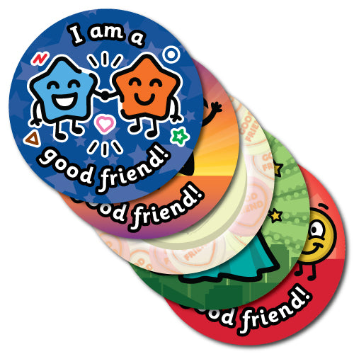 Good Friend Stickers by School Badges UK