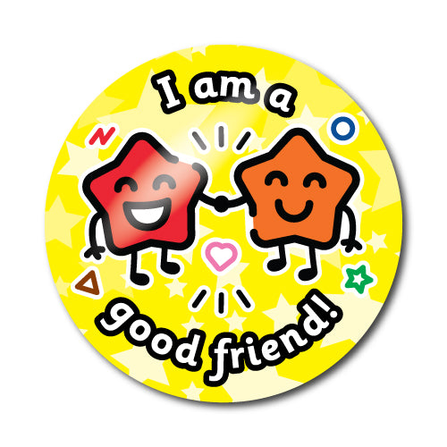 Good Friend Stickers by School Badges UK