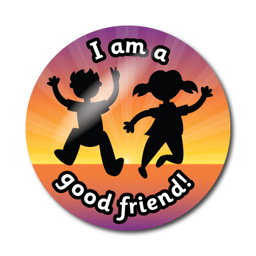 Good Friend Stickers by School Badges UK