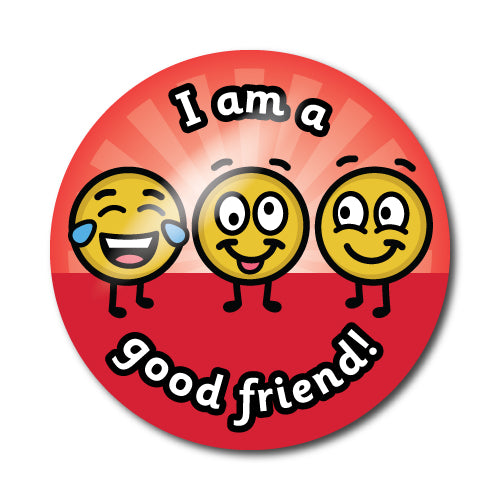 Good Friend Stickers by School Badges UK